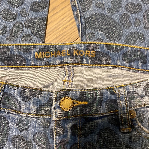 Michael Kors Paisley print denim jeans - Picture 3 of 3